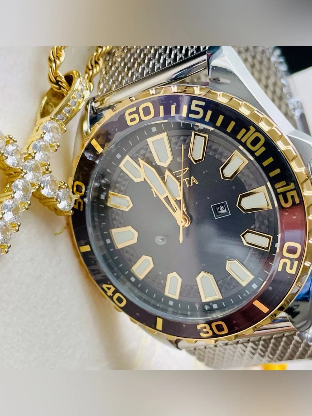 Invicta Pro Diver Velaforge Watch - 46mm. Steel (48928